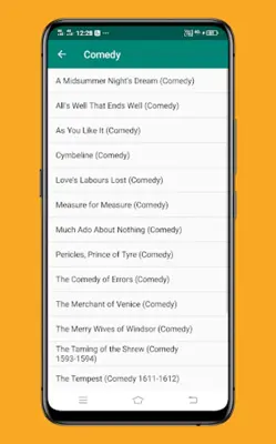 Works of William Shakespeare android App screenshot 4